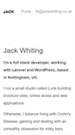 Mobile Screenshot of jackwhiting.co.uk