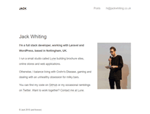 Tablet Screenshot of jackwhiting.co.uk